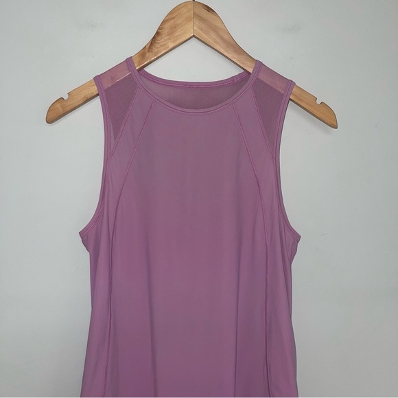 Lululemon Sculpt Tank SeaWheeze Women's Size 6 US Purple Blossom Lilac Mesh Rare - Picture 4 of 10